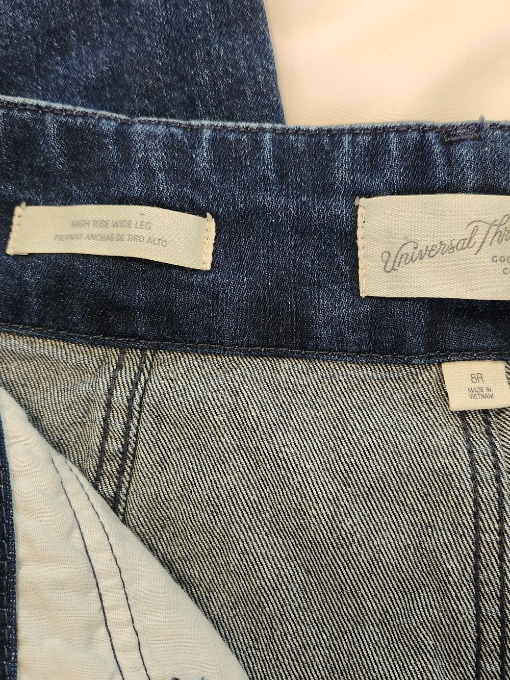 Universal Thread Indigo High-Rise Wide-Leg Jeans - Picture 9 of 16